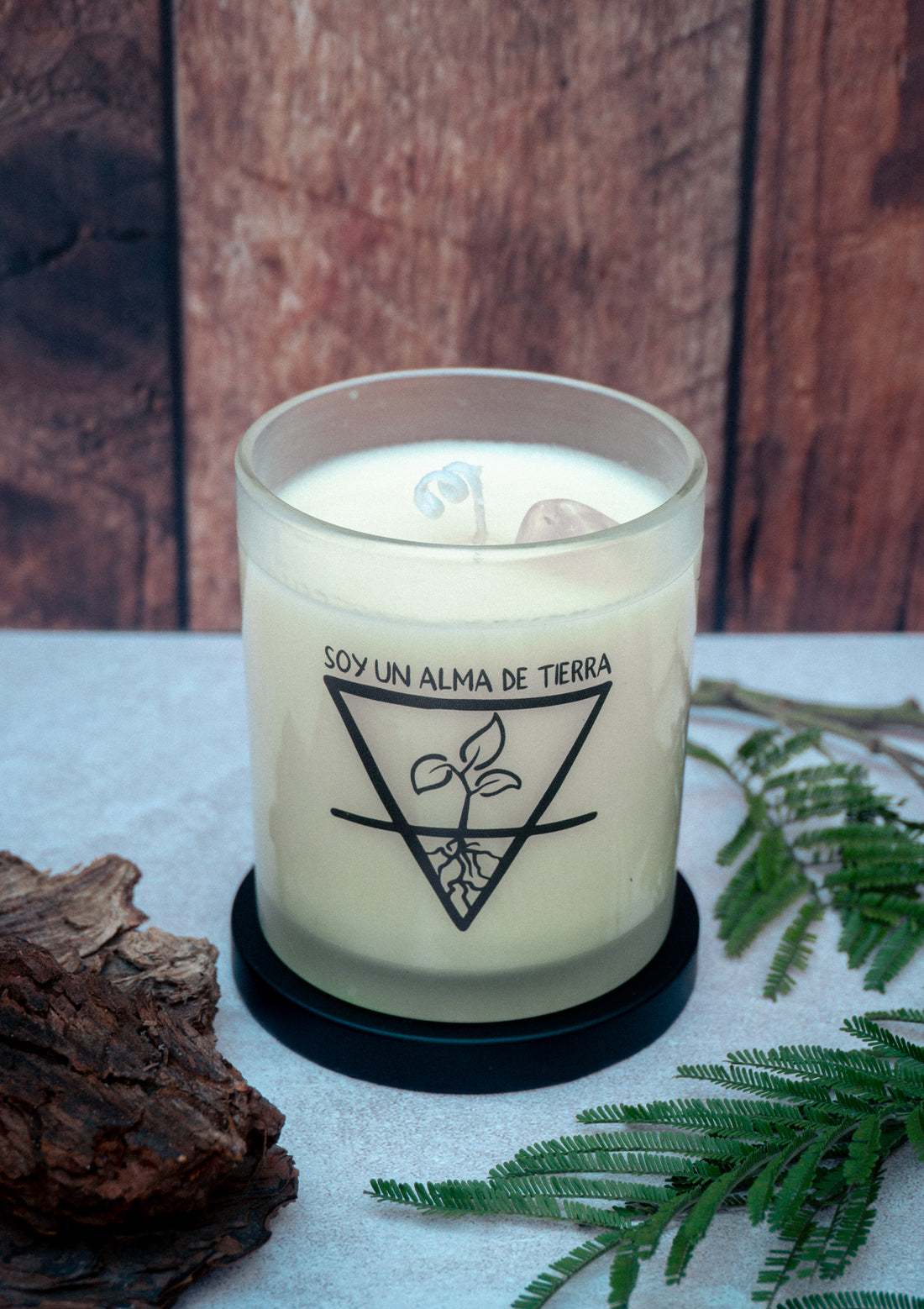 Elemento Tierra, colección Velas Guardianes Ancestrales.